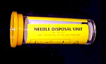 SHARPS DISPOSAL UNIT SMALL 9 X 3cm