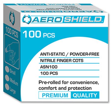 FINGER COTS LATEX LGE PK 100