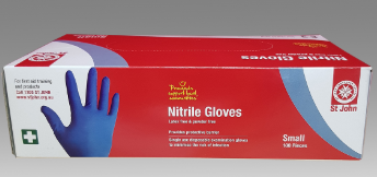 GLOVES NITRILE LGE BX 100