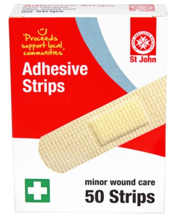STRIPS ADHESIVE PLASTIC BX 50