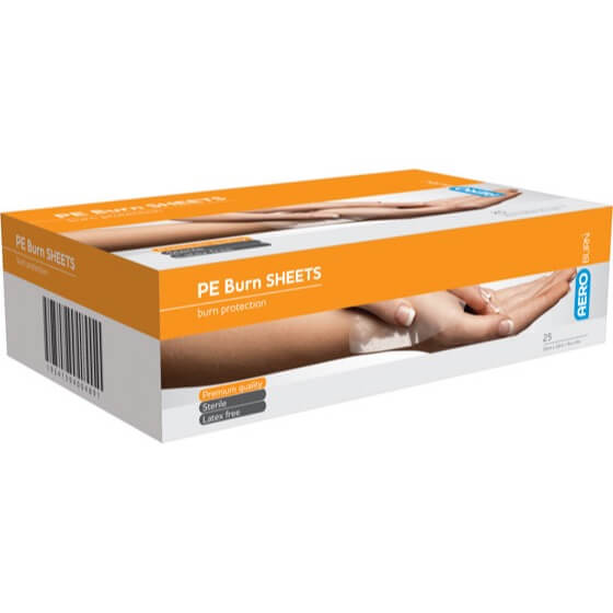 Polyethylene Burn Sheet 10x10cm